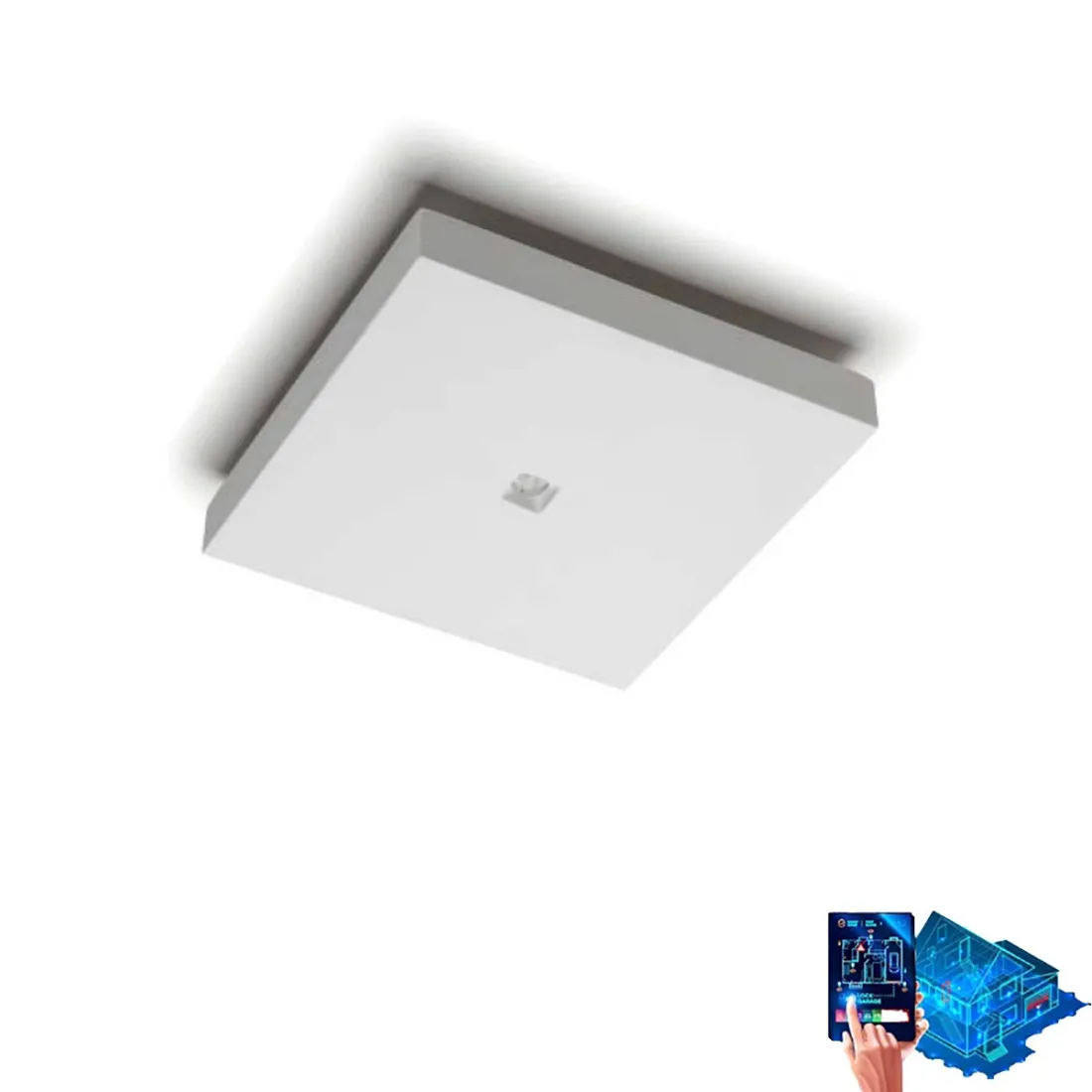 Plafoniera gesso Belfiore 9010 FLAT 8903A.3040 LED