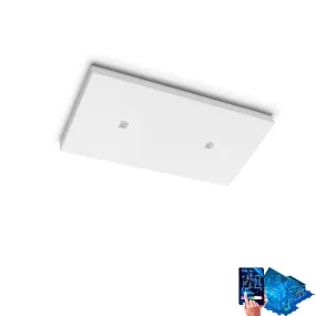 Gips-Deckenleuchte Belfiore 9010 FLAT DOUBLE 8903B.3040 LED