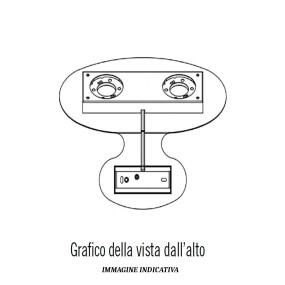 Aplique moderno Illuminando LARA LARA2SL GX53 LED