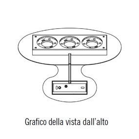 Applique moderna Illuminando LARA LARA3SL GX53 LED