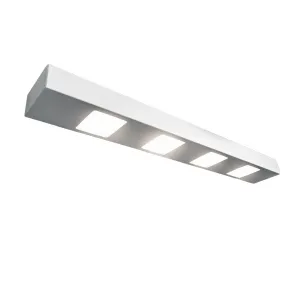 Wandleuchte Up Down 5+4 Illuminando rechteckiges Band mit GX53-LED-Lampen