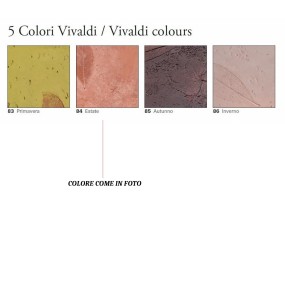 Vivaldi 1064 45 Toscot carré Toscot en terre cuite rustique avec décoration