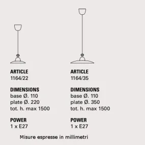 Sospensione SETTIMELLO 1164 Toscot