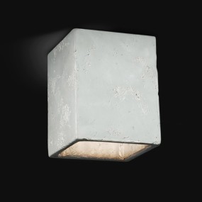 Plafoniera cubo a led Montecristo 1102 Toscot terracotta