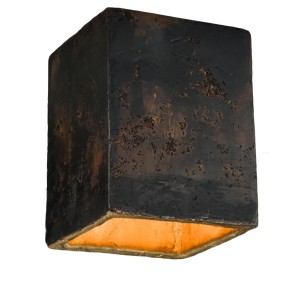 Plafoniera cubo a led Montecristo 1102 Toscot terracotta