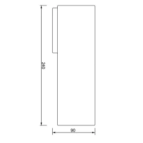 Applique murale LED Toscot SMITH P126 C 40° 1,7W 3000°K IP65
