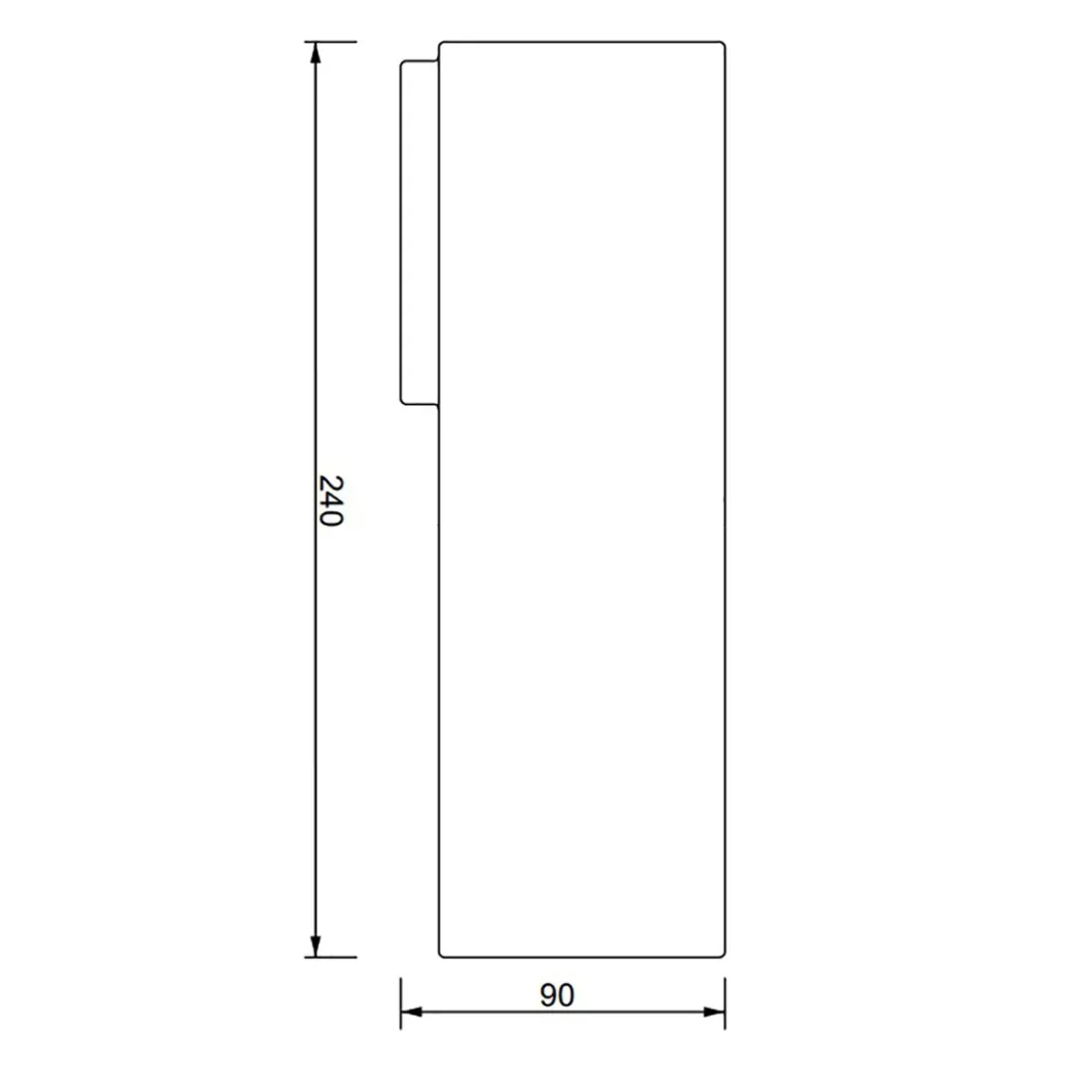 Applique Toscot SMITH P126 C 40° LED 1.7W 3000°K IP65