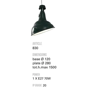 Toscot TORINO lustre 830...