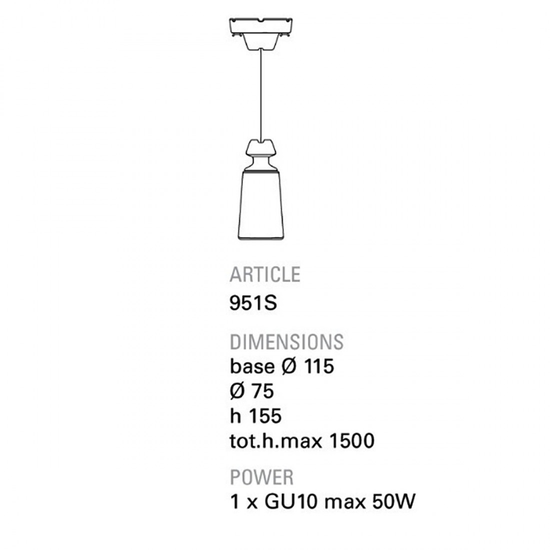 Toscot BATTERSEA 951 S MISURE