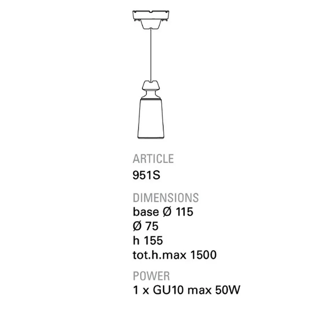 Toscot BATTERSEA 951 S MISURE
