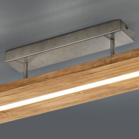 Plafoniera Brad 623710130 Trio Lighting legno led dimmerabile