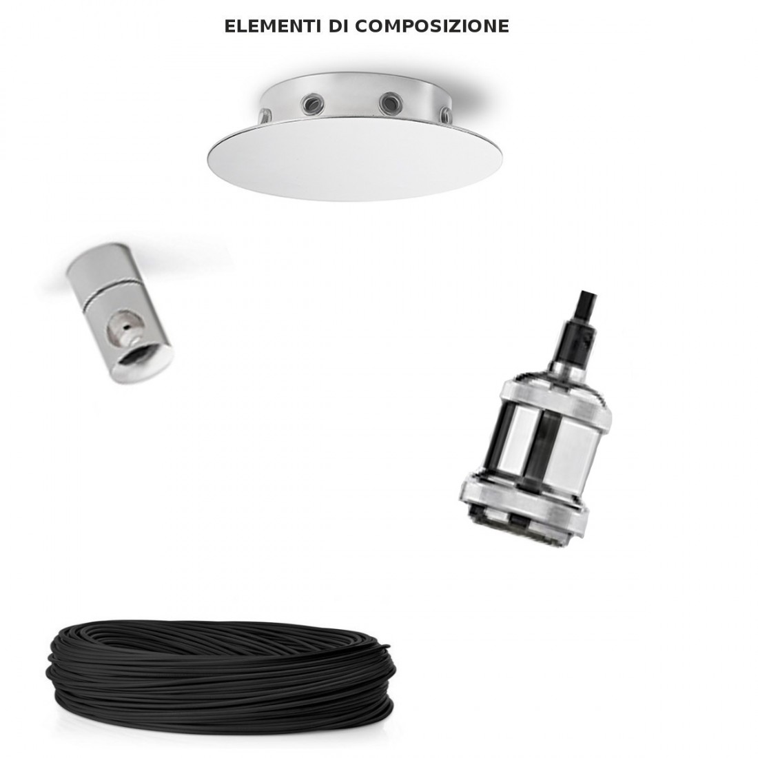 Lampadario COMPOSIZIONE 6251 CL Perenz illuminazione