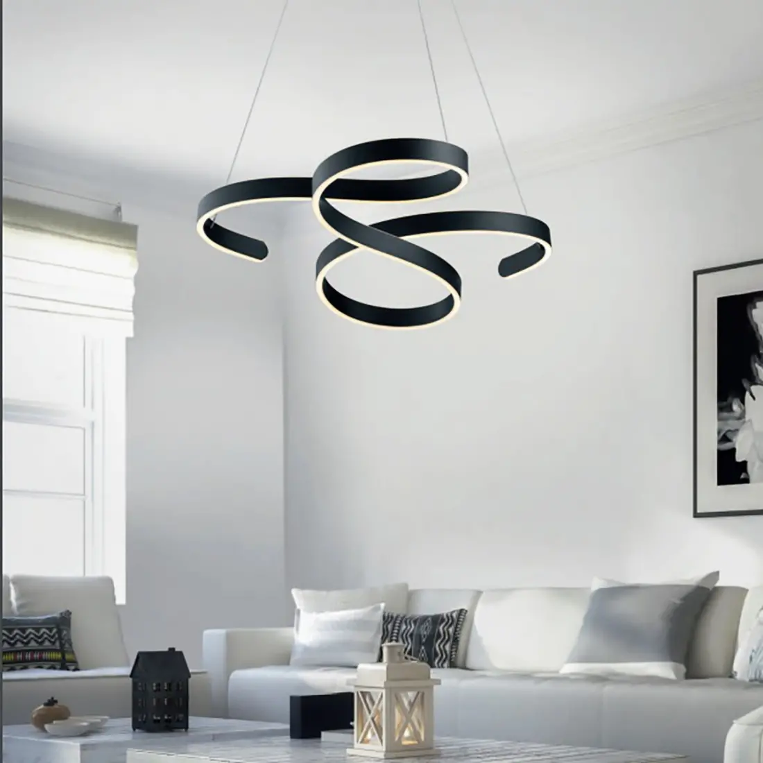 Lustre LED FRANCIS Trio Lighting à intensité variable