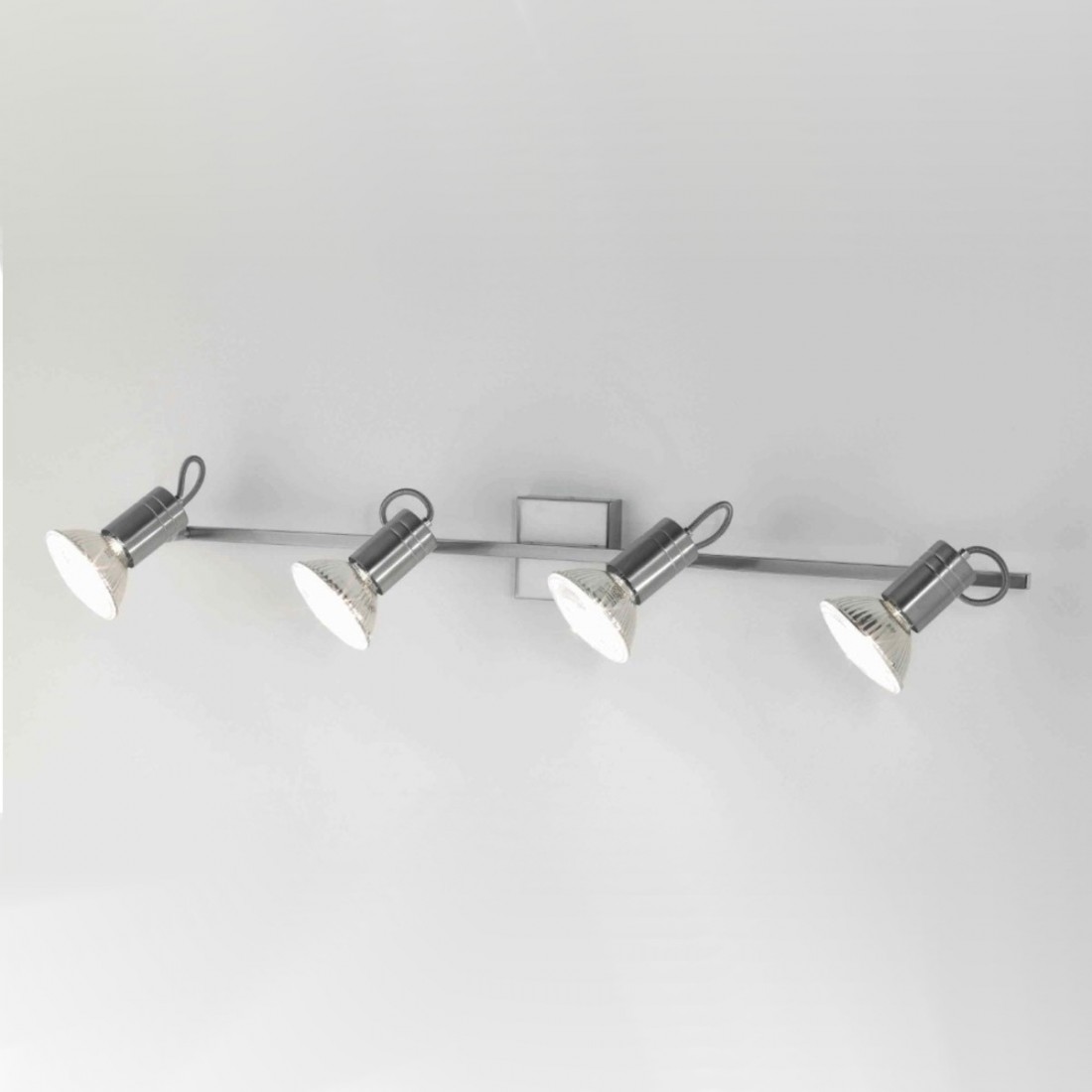 FARETTI LED INTERNO, Faretti Da Soffitto 3 Luci Orientabili, Binario Faretti  Ner EUR 34,20 - PicClick IT