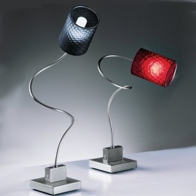 Abat-jour Illuminando GINEVRA CHIC 1 G9 LED PVC modernes Interieur Modellierung Metall Tischlampe
