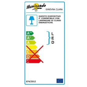 Plafoniera GINEVRA CLARA 6 CL Illuminando