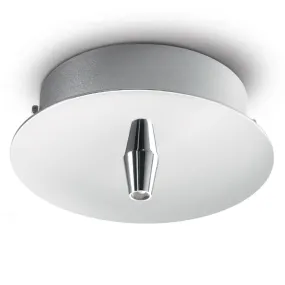 Ideal Lux 122830 base ronde en métal pour plafond