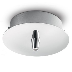 Base tonda Ideal Lux 122830 in metallo per soffitto , moderno, per lampadario
