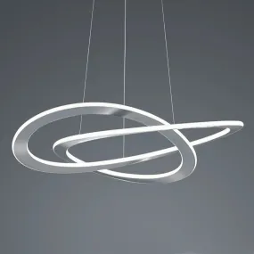 Oakland Trio Lighting Pendelleuchte LED warmes Licht dimmbar Nickel oder Anthrazit