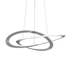 Oakland Trio Lighting Pendelleuchte LED warmes Licht dimmbar Nickel oder Anthrazit