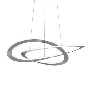 Oakland Trio Lighting suspension led lumière chaude dimmable nickel ou anthracite