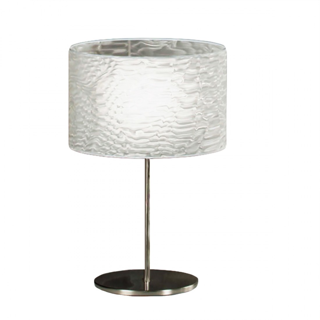 Tischlampe komplett mit E27 LED Lampenschirm.