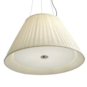 Moderner Kronleuchter mit PLISSE SP3 50 oder 60 Lampenschirm von Illuminando