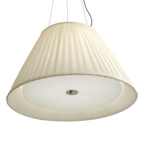 Suspension Illuminando PLISE SP 3 E27 LED 60CM Lustre moderne à plusieurs lumières avec abat-jour en tissu pour intérieurs