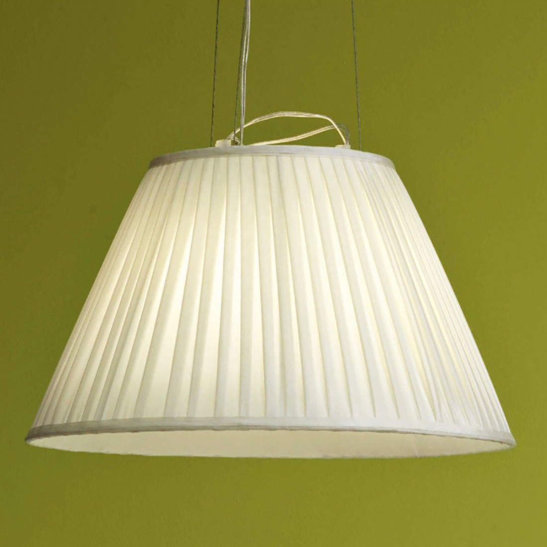 Lustre moderne avec abat-jour PLISSE SP3 50 ou 60 Illuminando