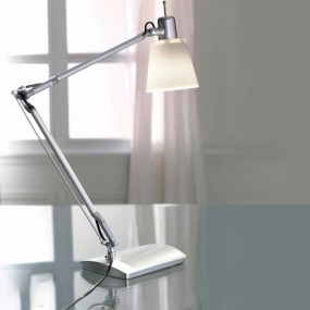 Lampe de bureau DELTA Blanc - Lampe de bureau BUT