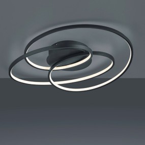 GALE Trio Lighting 673916007 ultramoderne runde Deckenleuchte mit LED-Modul