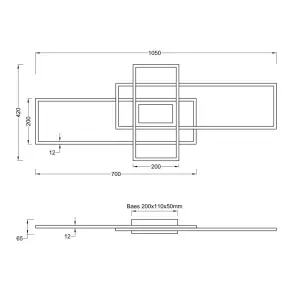Trio Lighting IRVINE LED-Deckenleuchte