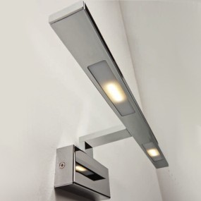 Aplique de pared Illuminando TANGO P 6W LED 595LM aplique de pared baño espejo moderno ultramoderno metal cromo interior