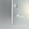 Applique in metallo vetro e cristallo Petali AP Illuminando