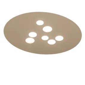Deckenleuchte Aluminium, weiß, taubengrau, GX53 LED, modern.