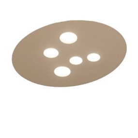 Moderne Deckenleuchte Gea Luce LUNA PM FLUPT2 GX53 LED Methacrylat-Aluminium