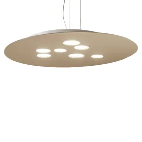 Pendelleuchte Aluminium, weiß, taubengrau, LED GX53, doppelte Emission.
