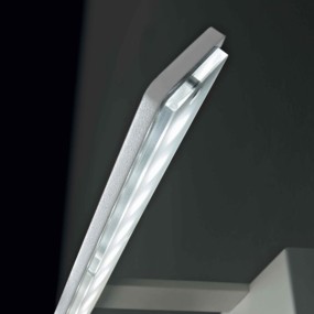 Applique Illuminando ALA P 12W LED 1.104LM 3000°K lampada parete specchio quadro moderno metallo bianco plixiglass interno