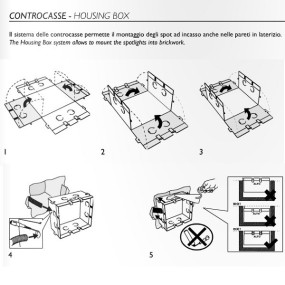 Controcassa BF-0043 023.485 accessorio parete muro