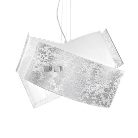 Suspension GE-CAMILLA SG E27 LED lustre intérieur moderne en verre décoré