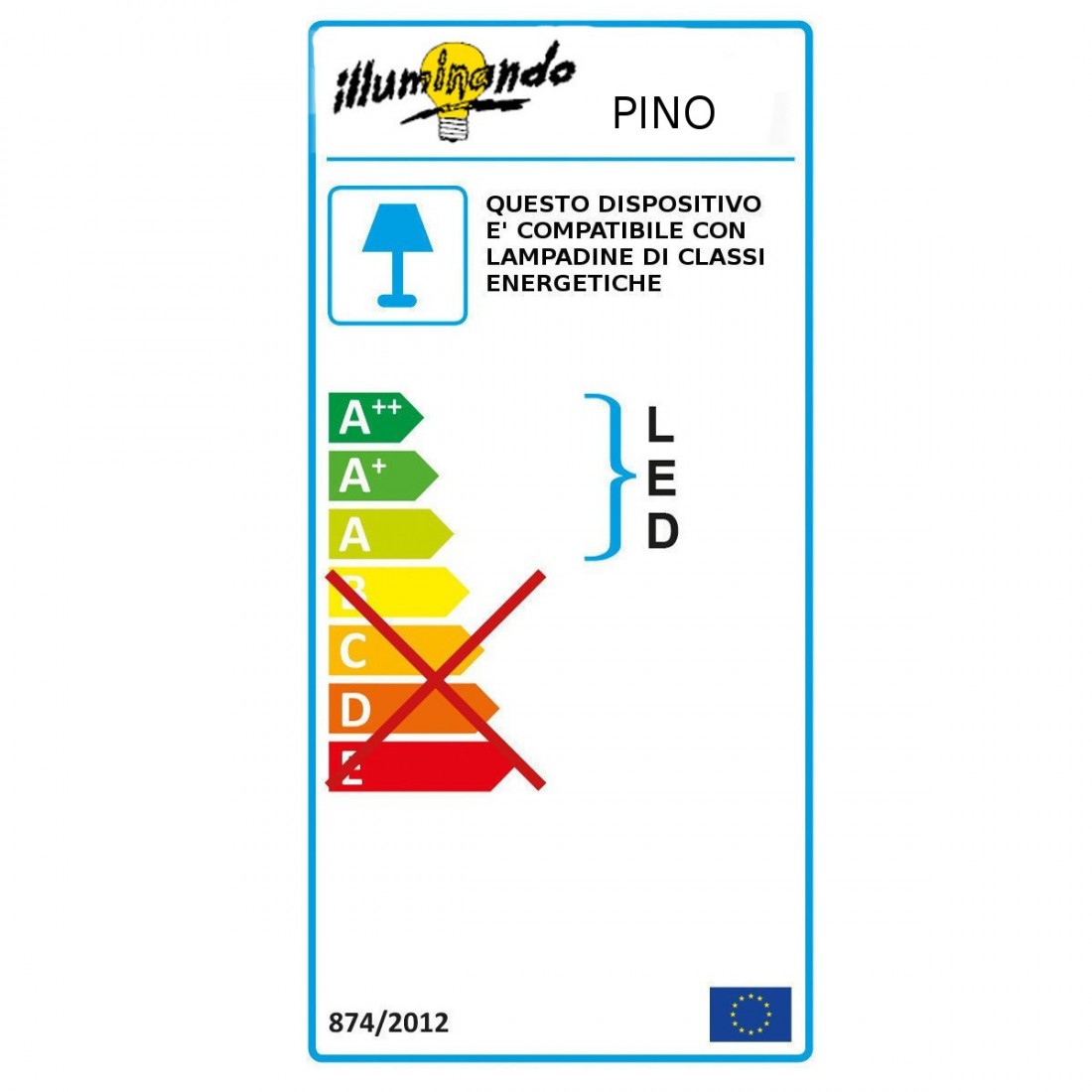 Moderner LED-Strahler PINO 3 Illuminando Wand und Decke