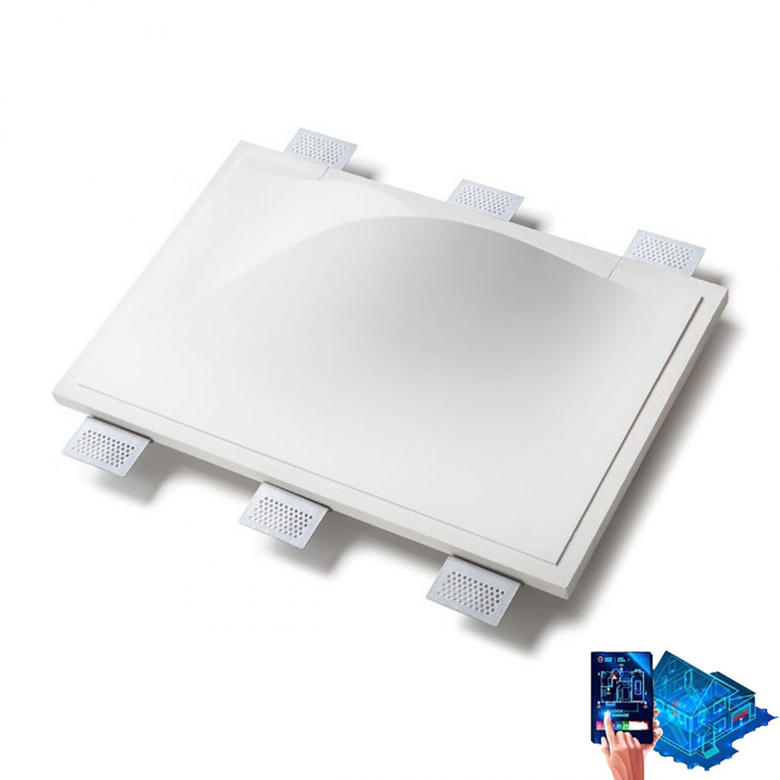 Aplique empotrable Belfiore 9010 SPIRAGLIO 2372 B 3008 LED