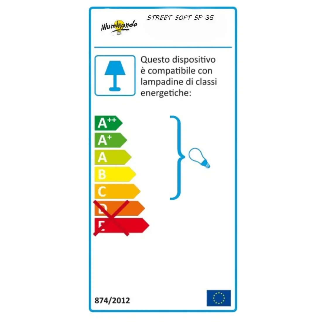 Sospensione STREET SOFT SP 35 Illuminando