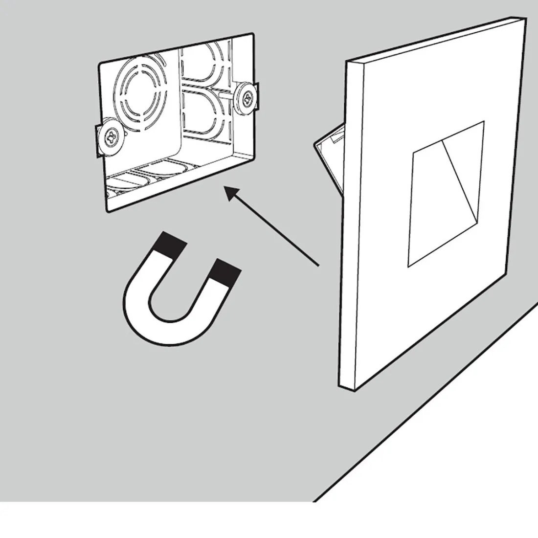 Applique incasso Belfiore 9010 4205B