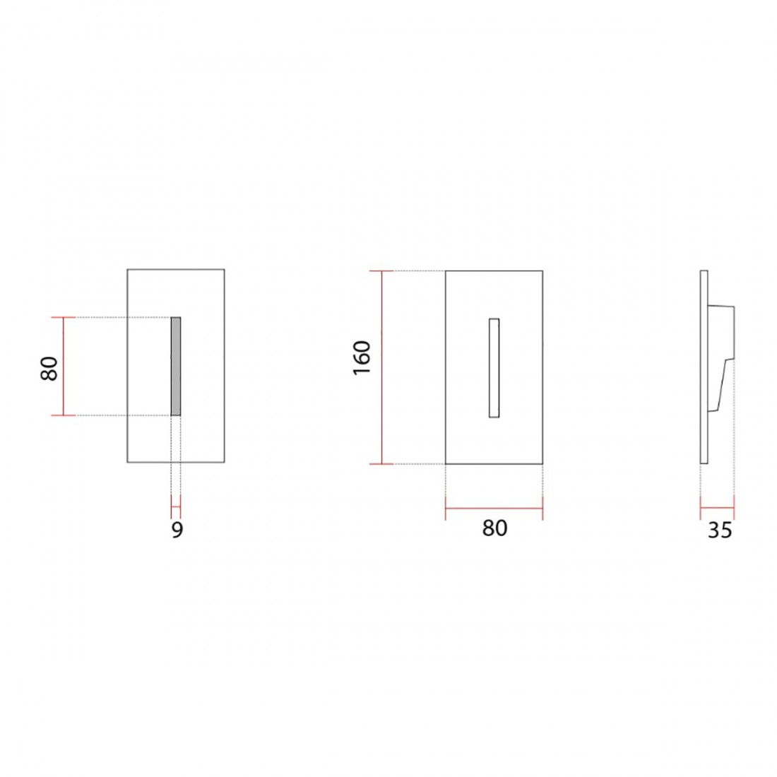 Belfiore 9010 4205C plâtre applique murale