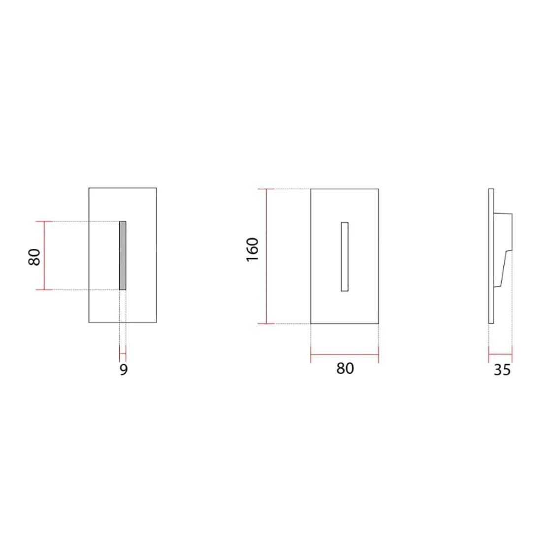 Belfiore 9010 4205C plâtre applique murale