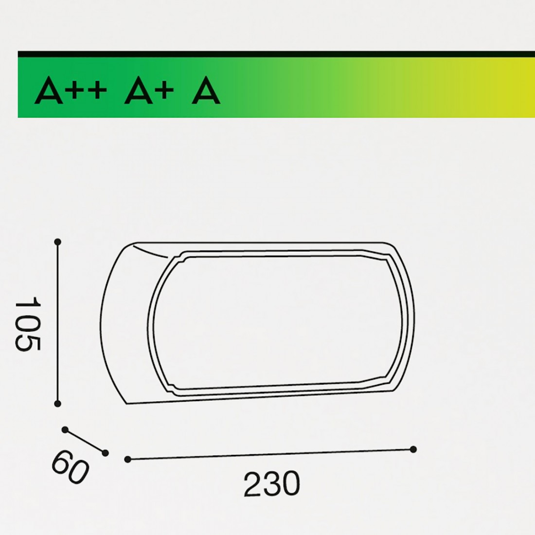 Applique Methacrylat Deckenleuchte Gea Led NUT GPL250 GPL251 Gea Led modern