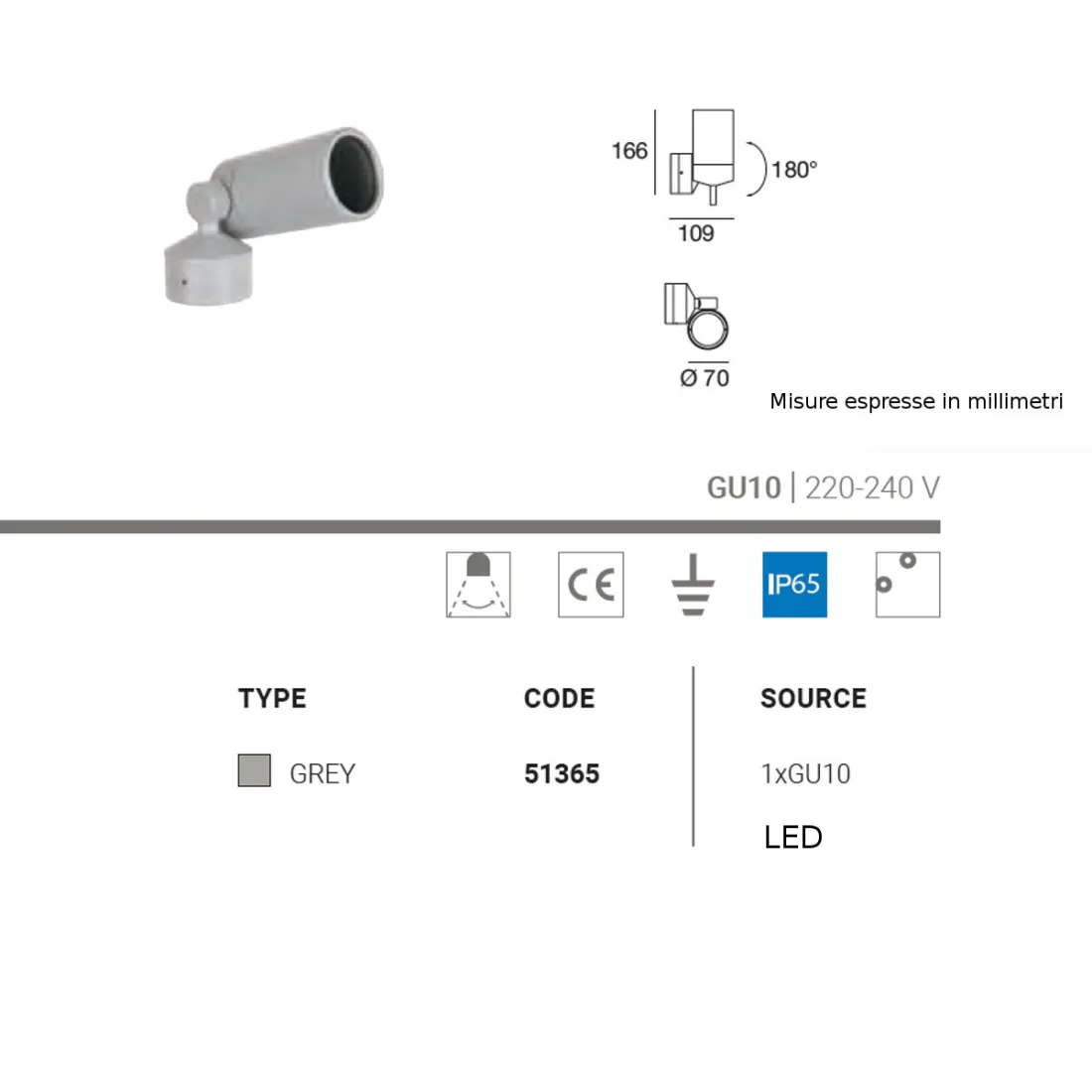 Applique murale moderne VISION WJ Linea Light Group