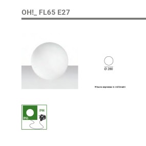 Sfera OH FL65 E27 Linea Light Group