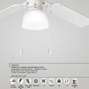 Ventilatore soffitto moderno Perenz GEMINI 7064 B